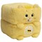 Happy Nappers: Care Bears 10" Pop N' Play Cube - Funshine Bear - Mushmillow Character Unfolds Into A Plush Pillow, Multi-Use, Chair-Footrest, Kids Toy